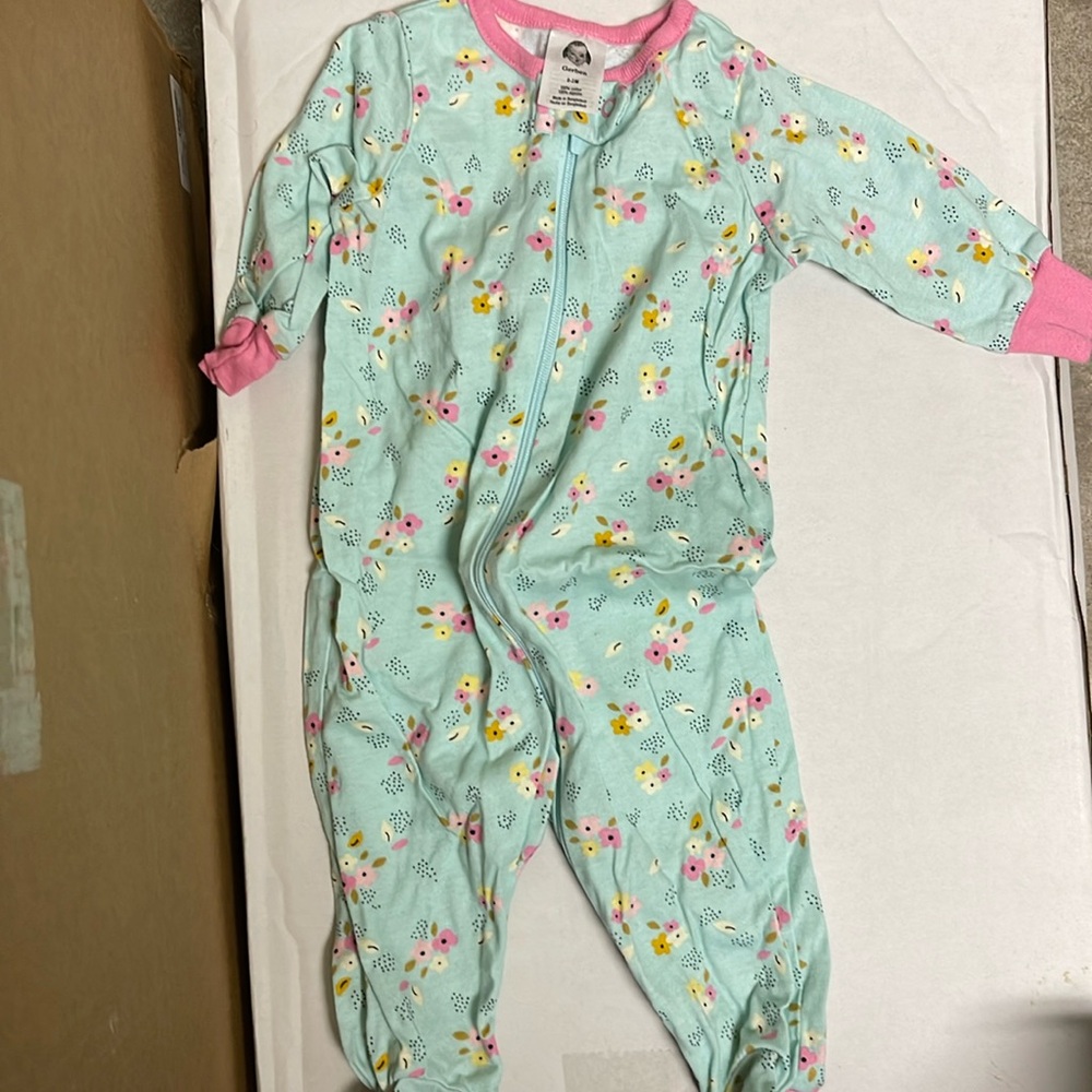 0-3 month gerber onesie